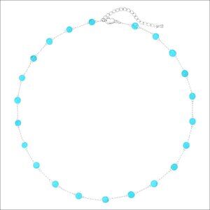 18K Gold Plated/Silver Beaded Choker Necklace Handmade Bohemian Western